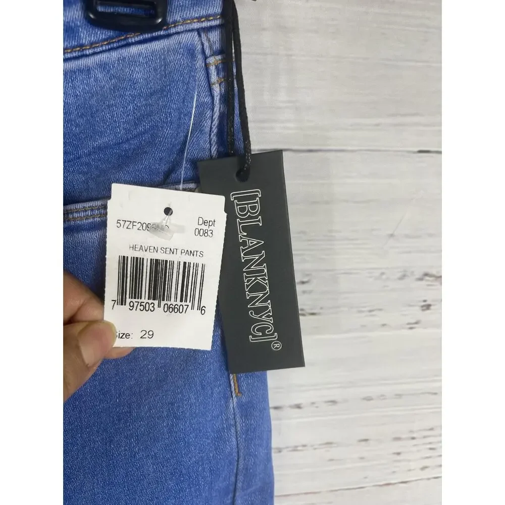 BLANKNYC  Women's 29 Blue The Great Jones High Rise Skinny Heaven Sent Jeans - Picture 4 of 9